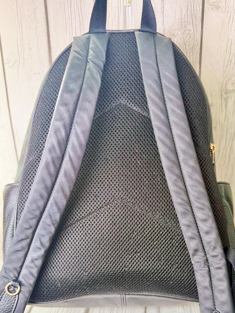 PRE LOVED Coach Court Black Pebbled Leather Backpack - Picture 8 of 12